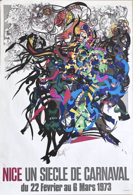Affiche "Nice un siècle de Carnaval" 1973
